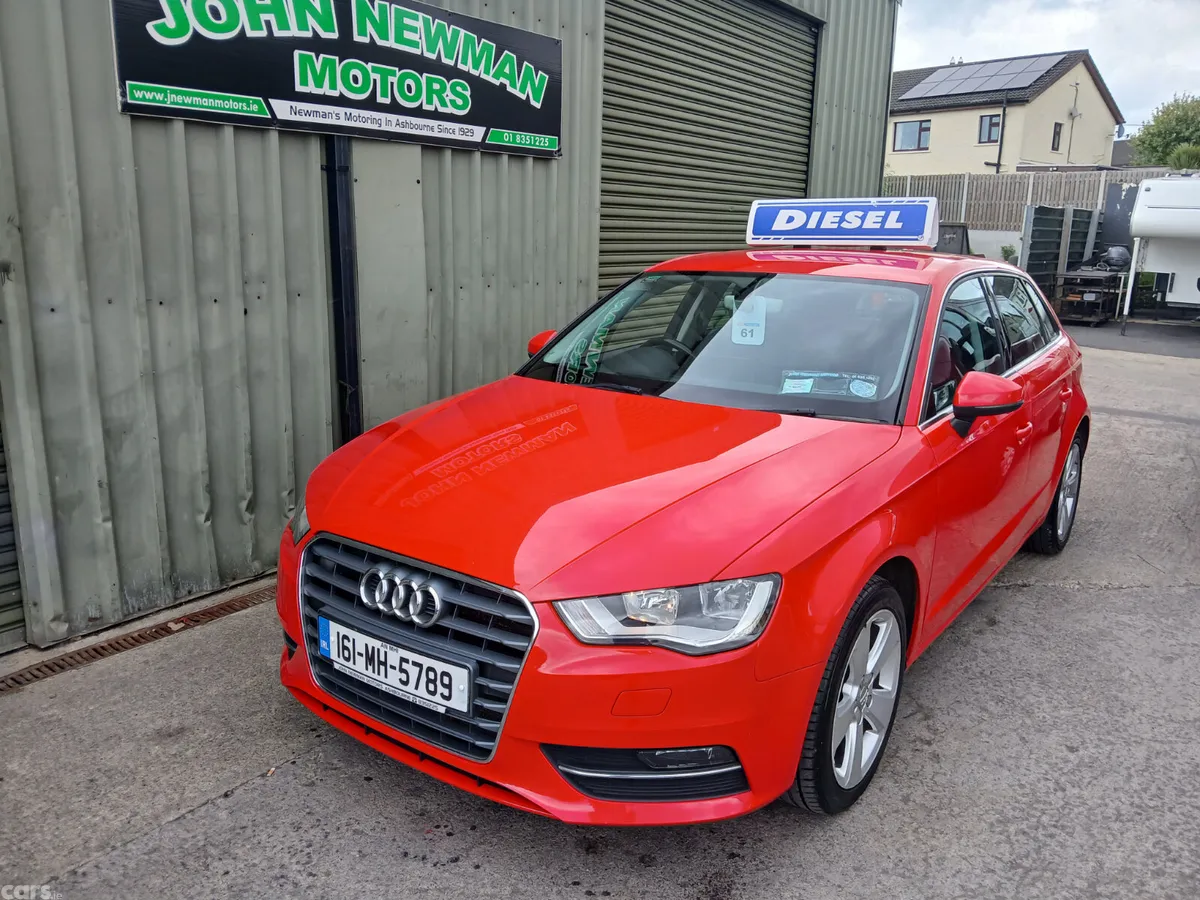 Audi A3 Hatchback, Diesel, 2016, Red