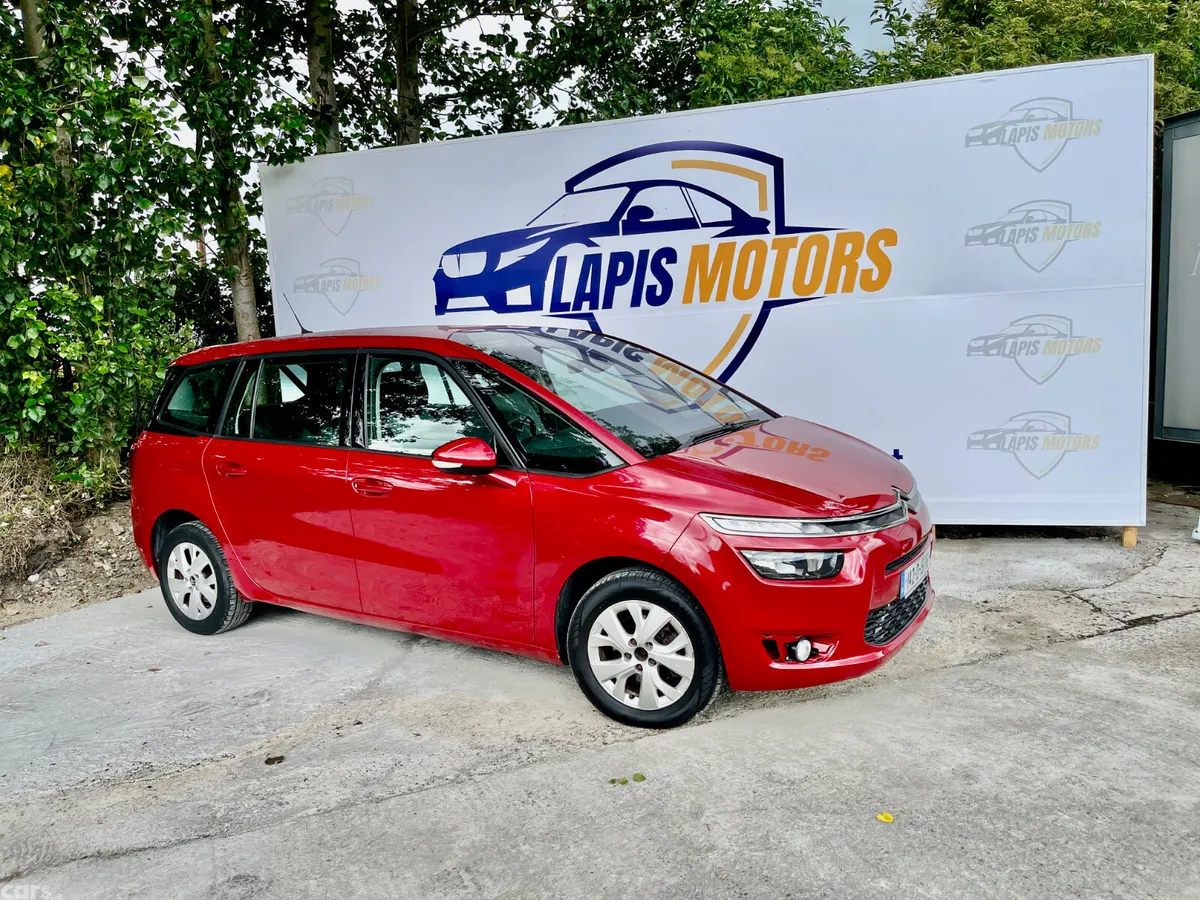 Citroen Grand C4 Picasso Hatchback, Diesel, 2014, Red