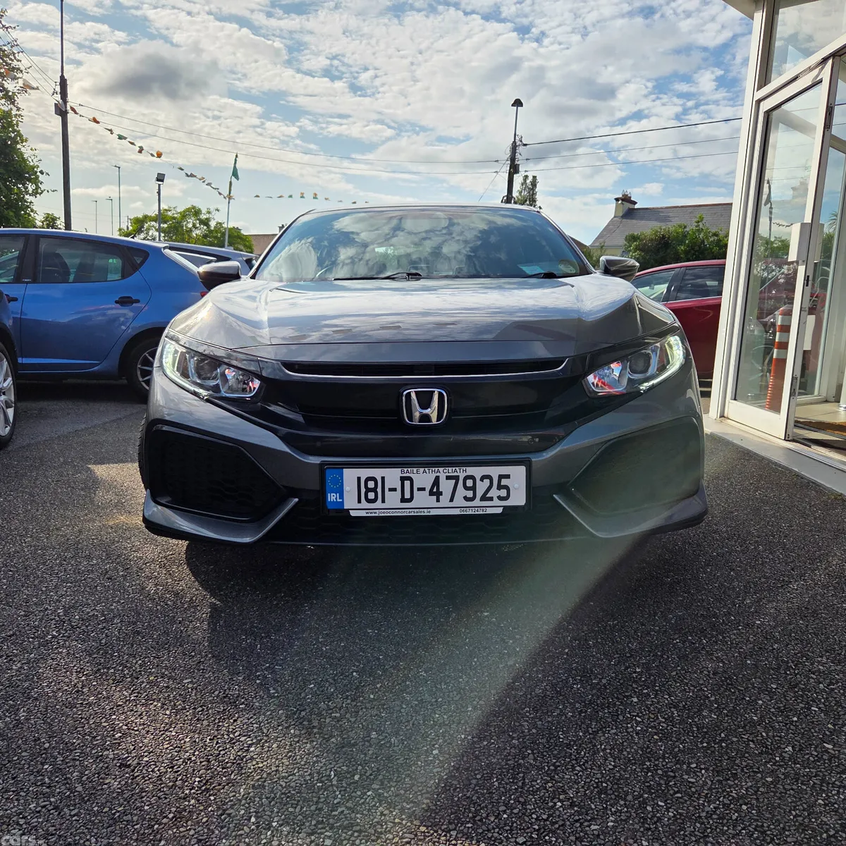 Honda Civic Hatchback, Petrol, 2018, Grey