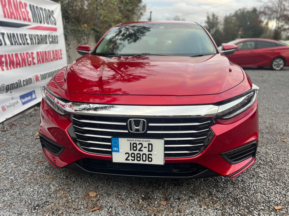 Honda Insight Hatchback, Petrol Hybrid, 2018, Red