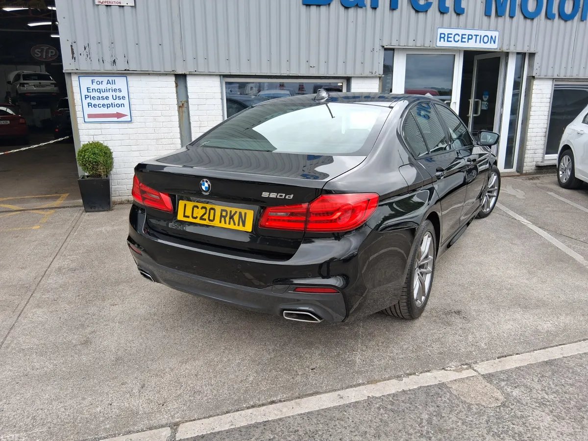 BMW 5-Series Saloon, Diesel Hybrid, 2020, Black