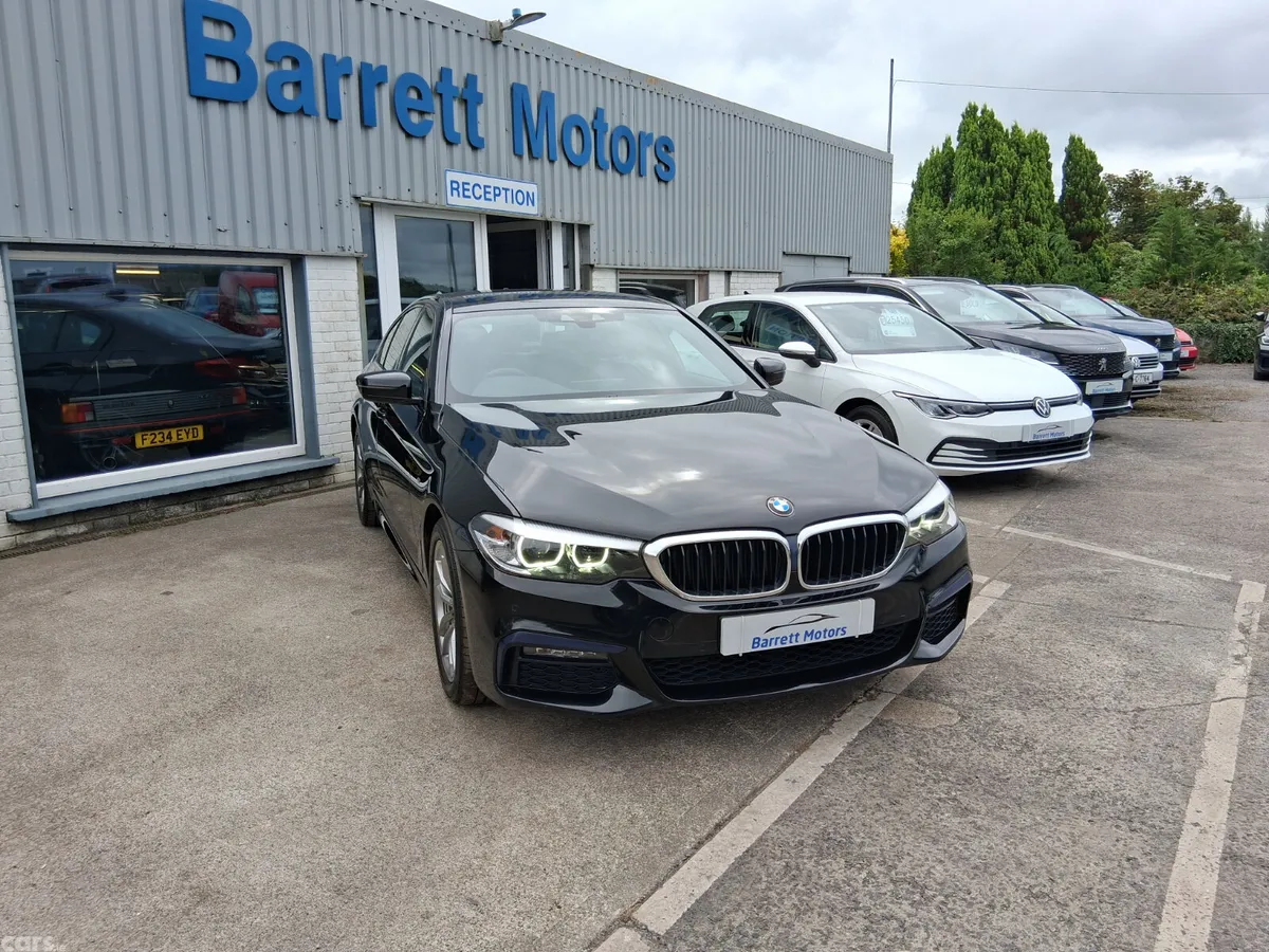 BMW 5-Series Saloon, Diesel Hybrid, 2020, Black