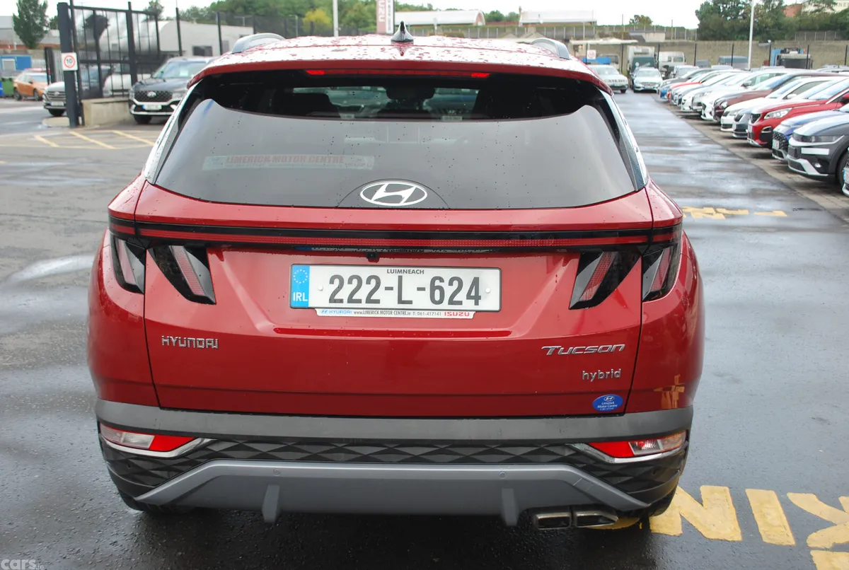 Hyundai Tucson SUV, Petrol Hybrid, 2022, Red