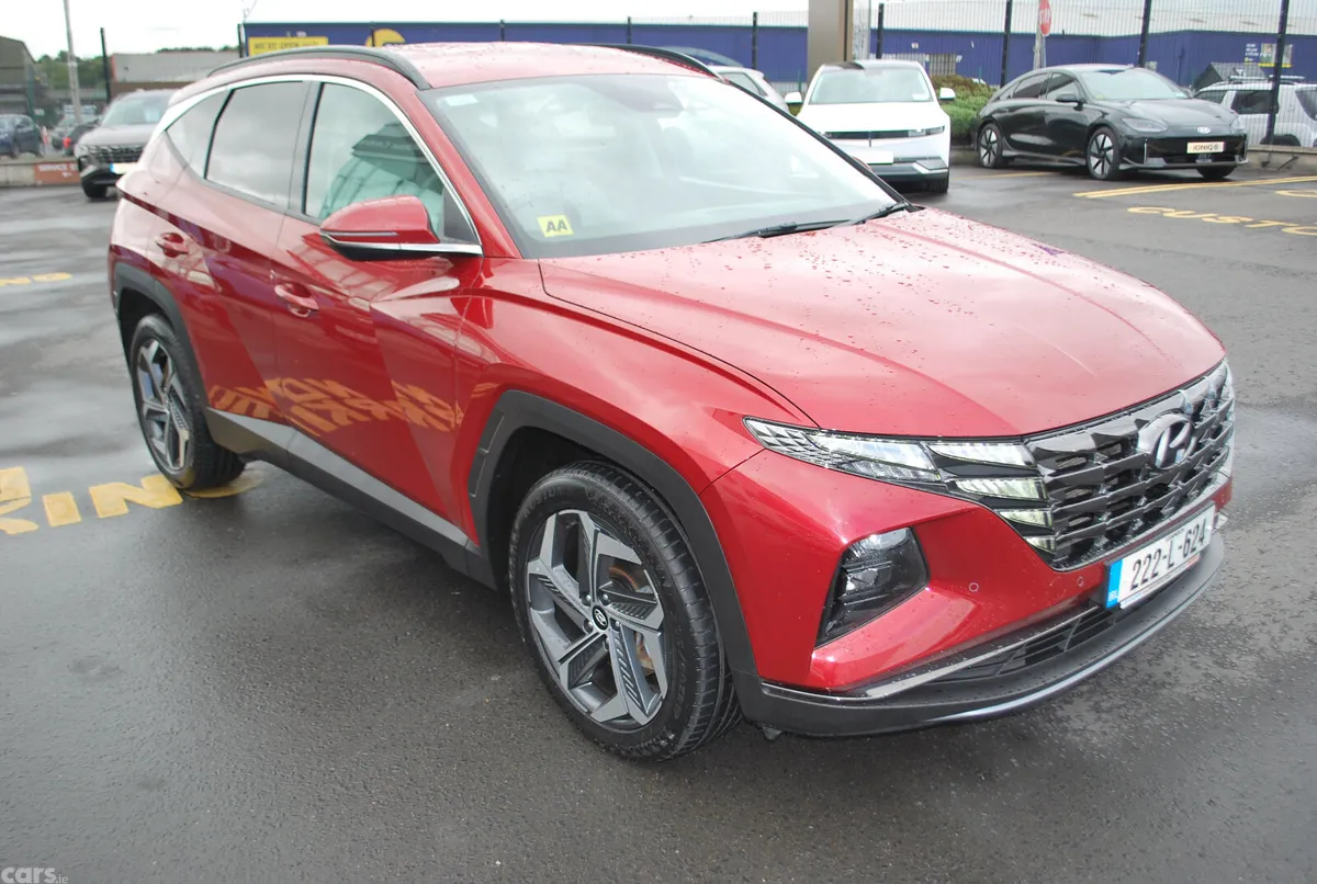 Hyundai Tucson SUV, Petrol Hybrid, 2022, Red