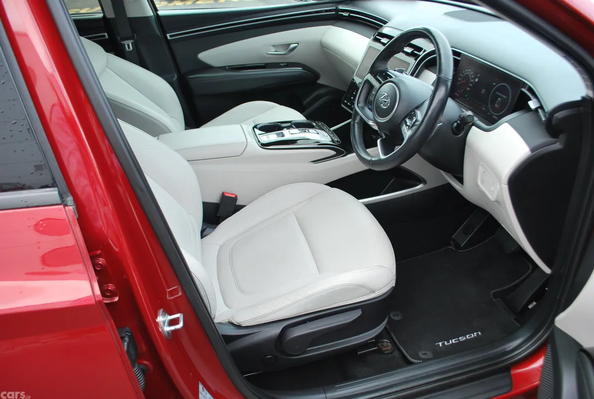 Hyundai Tucson SUV, Petrol Hybrid, 2022, Red