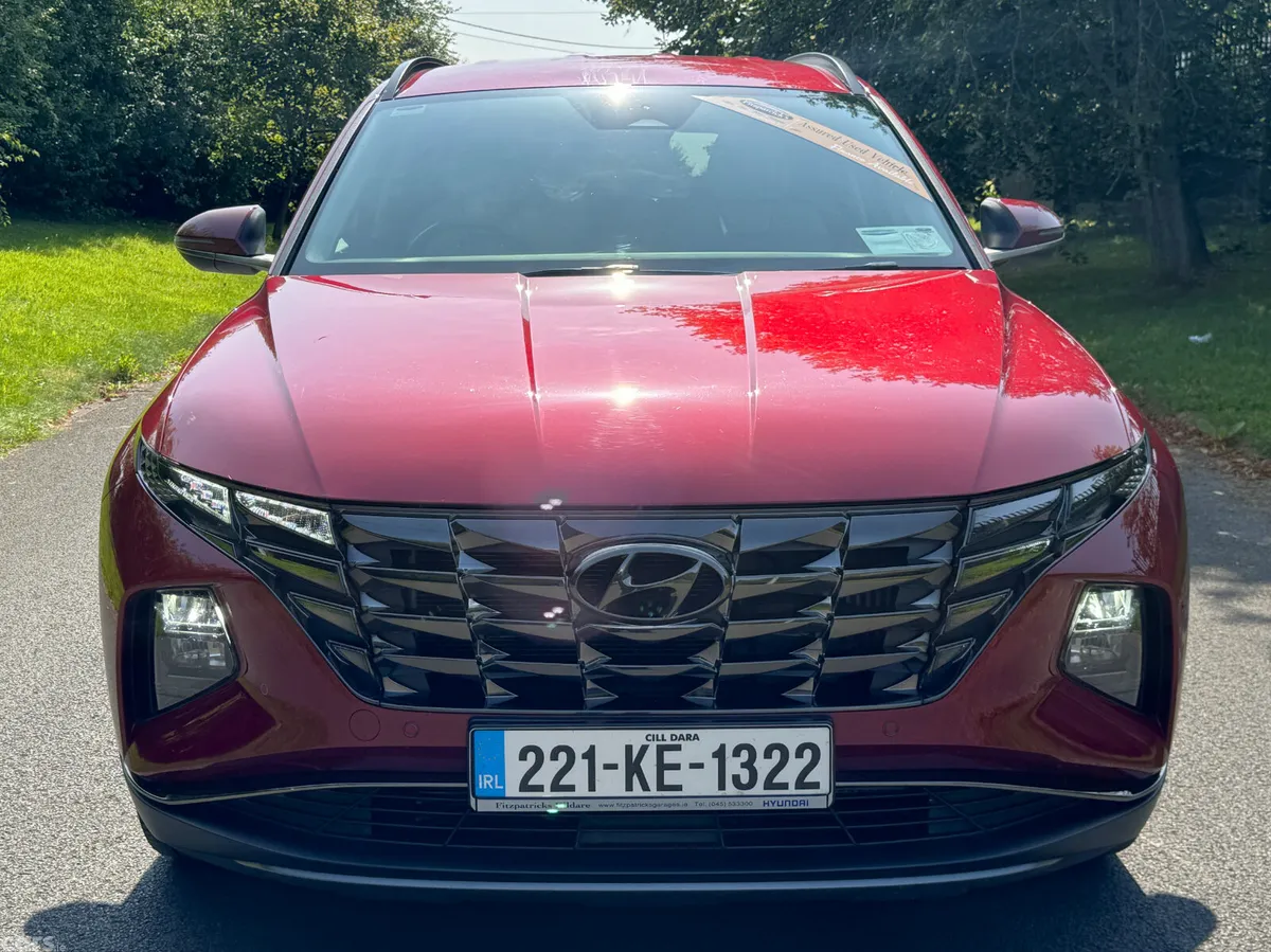 Hyundai Tucson SUV, Petrol Hybrid, 2022, Red