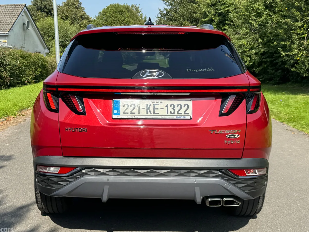 Hyundai Tucson SUV, Petrol Hybrid, 2022, Red