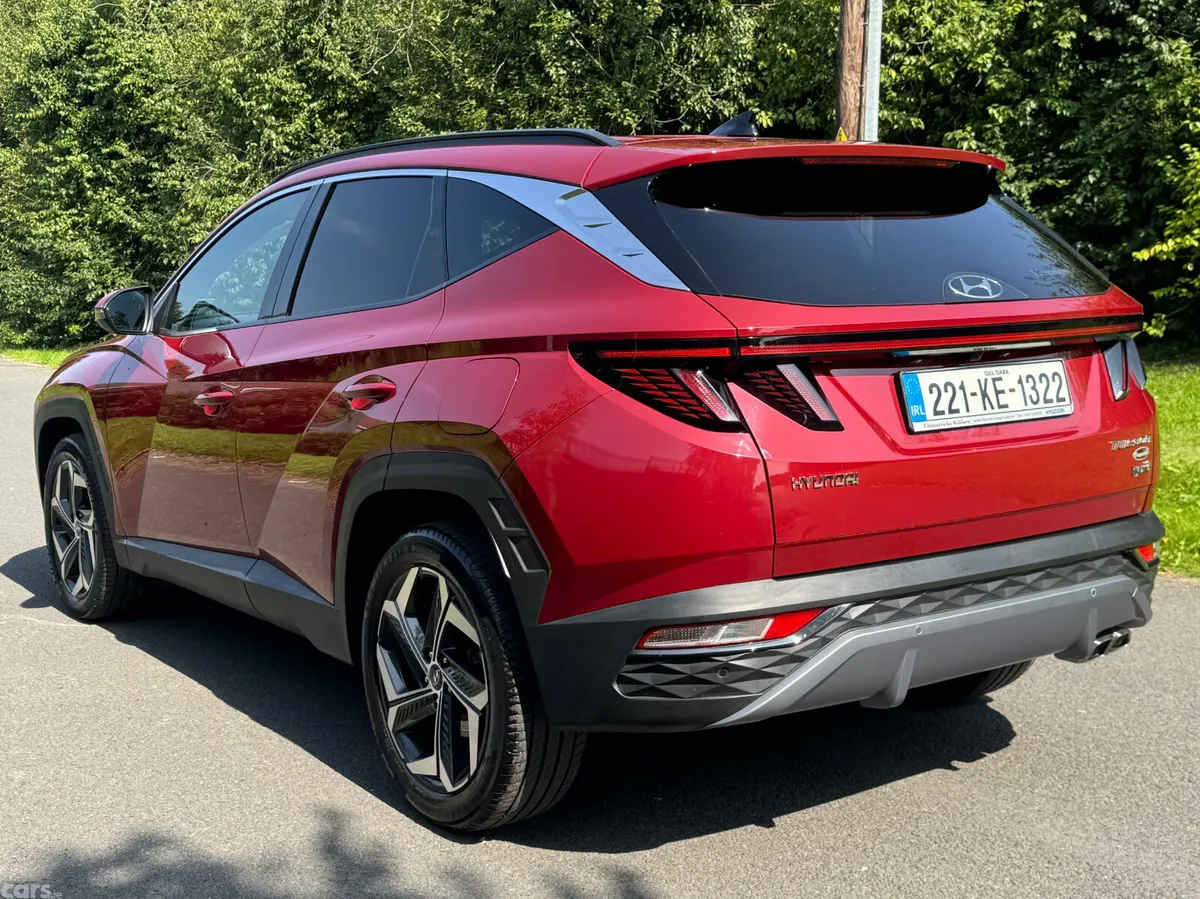 Hyundai Tucson SUV, Petrol Hybrid, 2022, Red