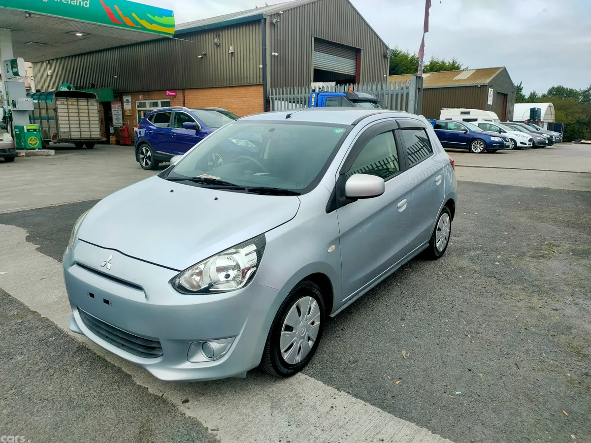 Mitsubishi Mirage Hatchback, Petrol, 2015, Silver