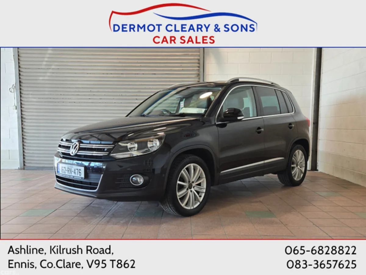 Volkswagen Tiguan SUV, Diesel, 2016, Black