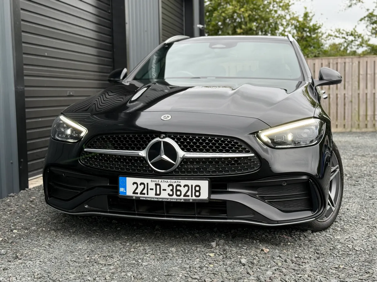 Mercedes-Benz C-Class Estate, Petrol Hybrid, 2022, Black