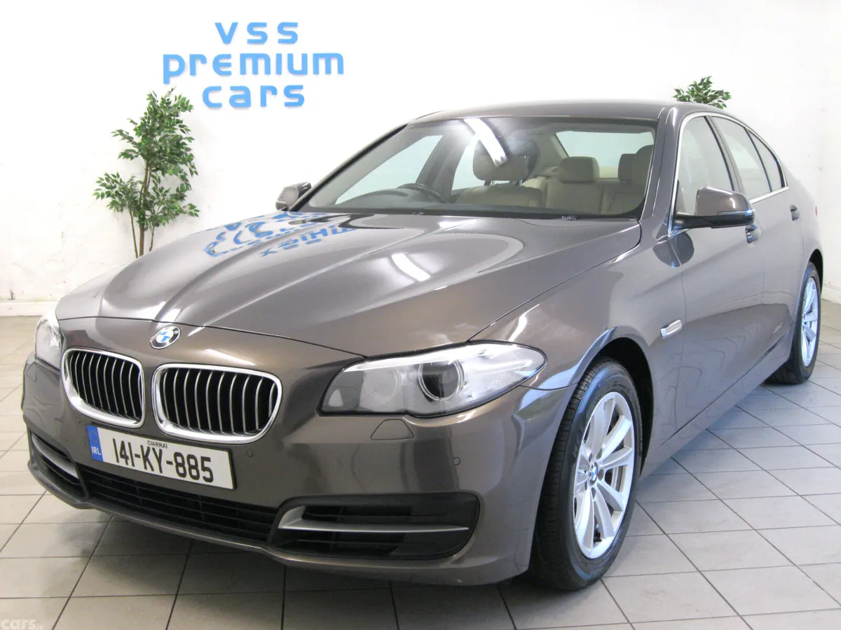 BMW 5-Series Saloon, Diesel, 2014, Gold