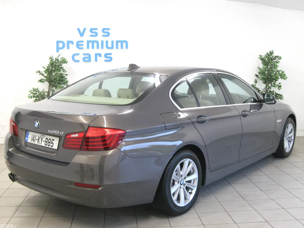 BMW 5-Series Saloon, Diesel, 2014, Gold