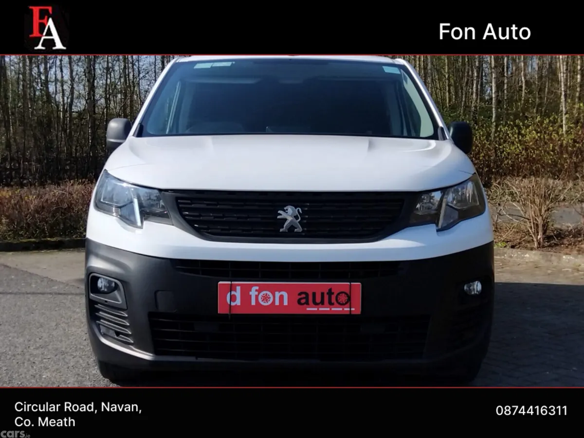 Peugeot Partner Van, Diesel, 2019, White