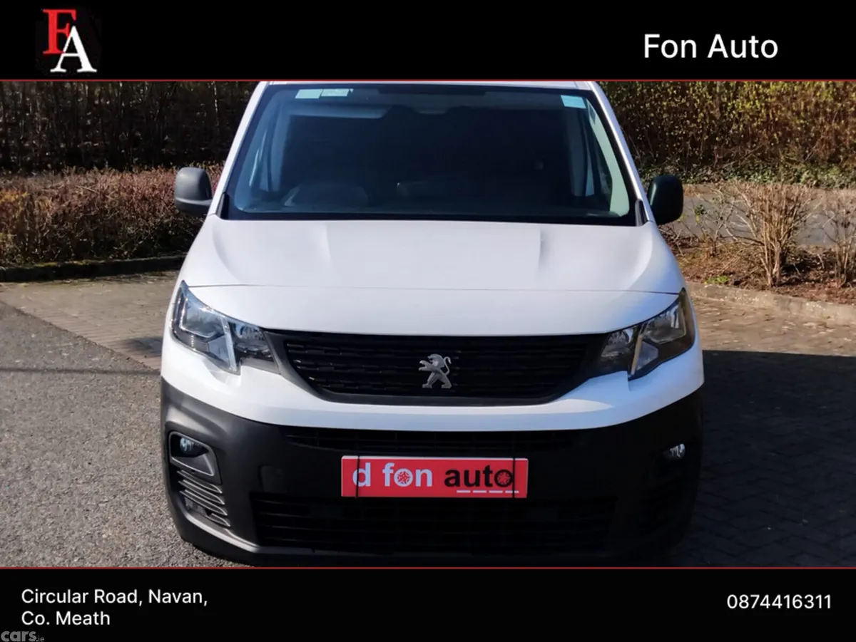 Peugeot Partner Van, Diesel, 2019, White