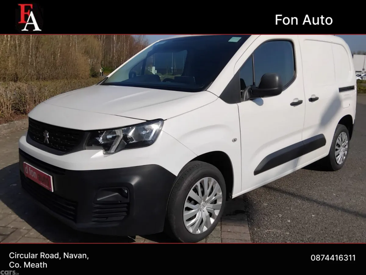 Peugeot Partner Van, Diesel, 2019, White