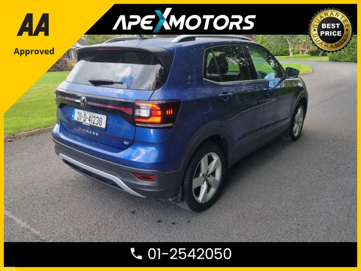 Volkswagen T-Cross Hatchback, Petrol, 2021, Blue