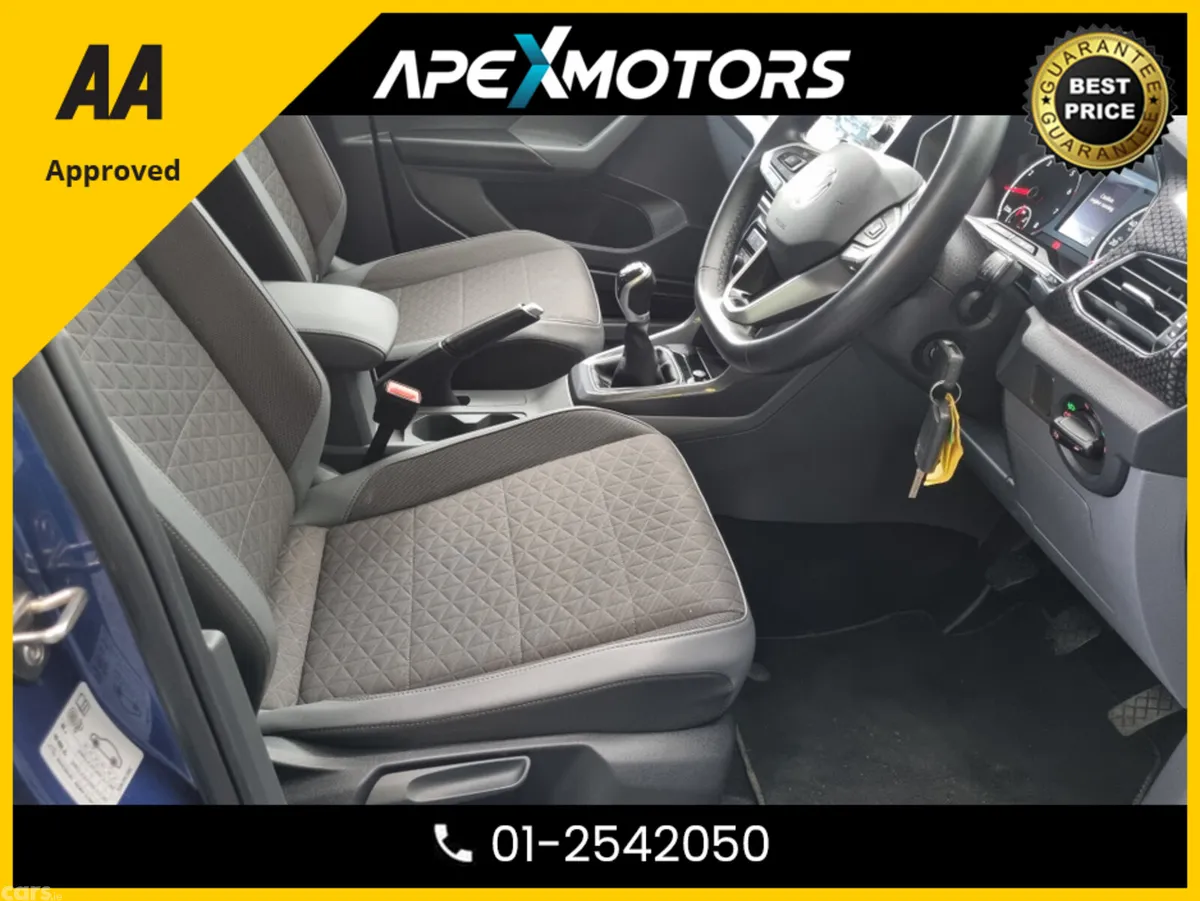 Volkswagen T-Cross Hatchback, Petrol, 2021, Blue
