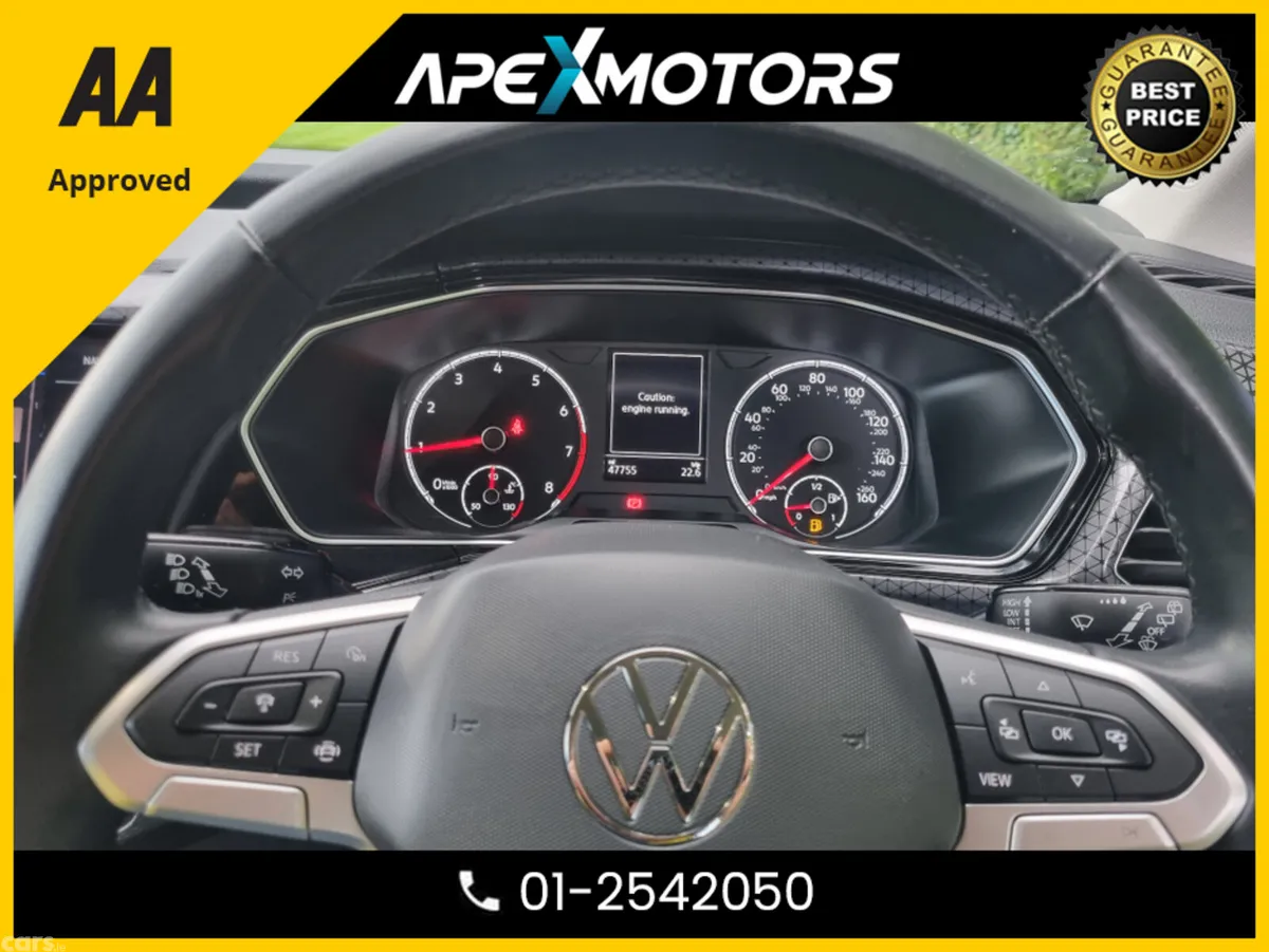 Volkswagen T-Cross Hatchback, Petrol, 2021, Blue