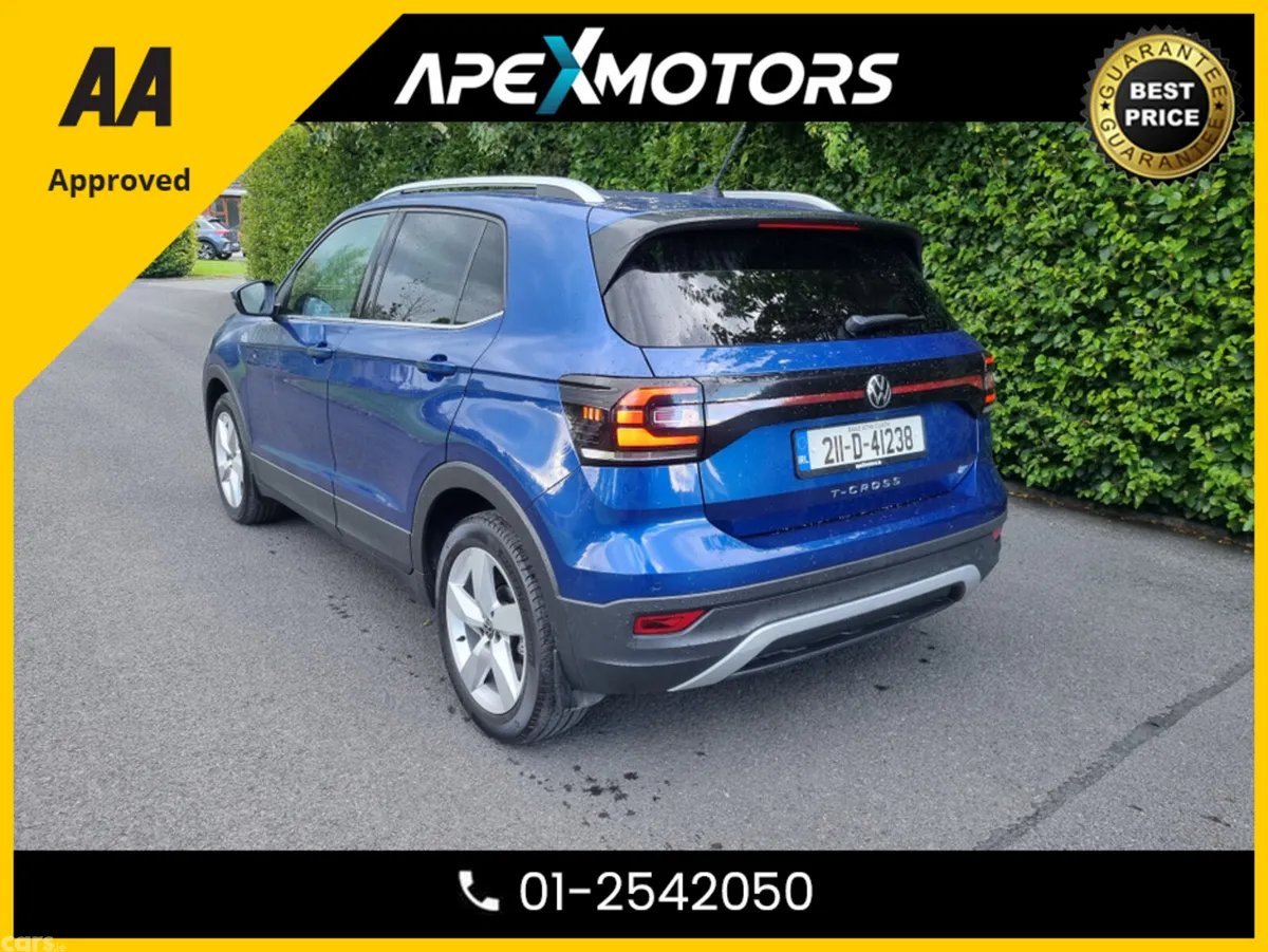 Volkswagen T-Cross Hatchback, Petrol, 2021, Blue