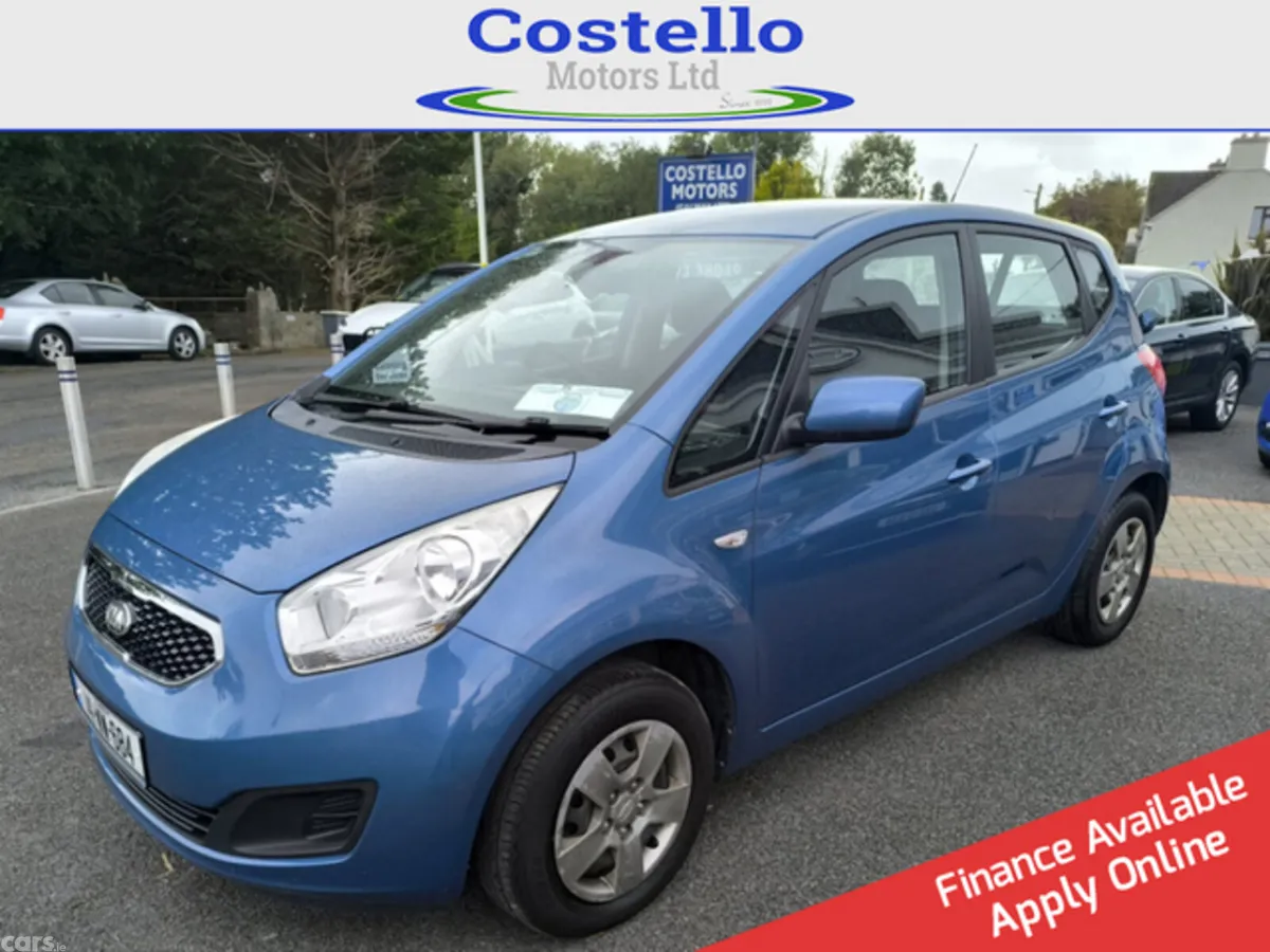 Kia Venga MPV, Petrol, 2014, Blue