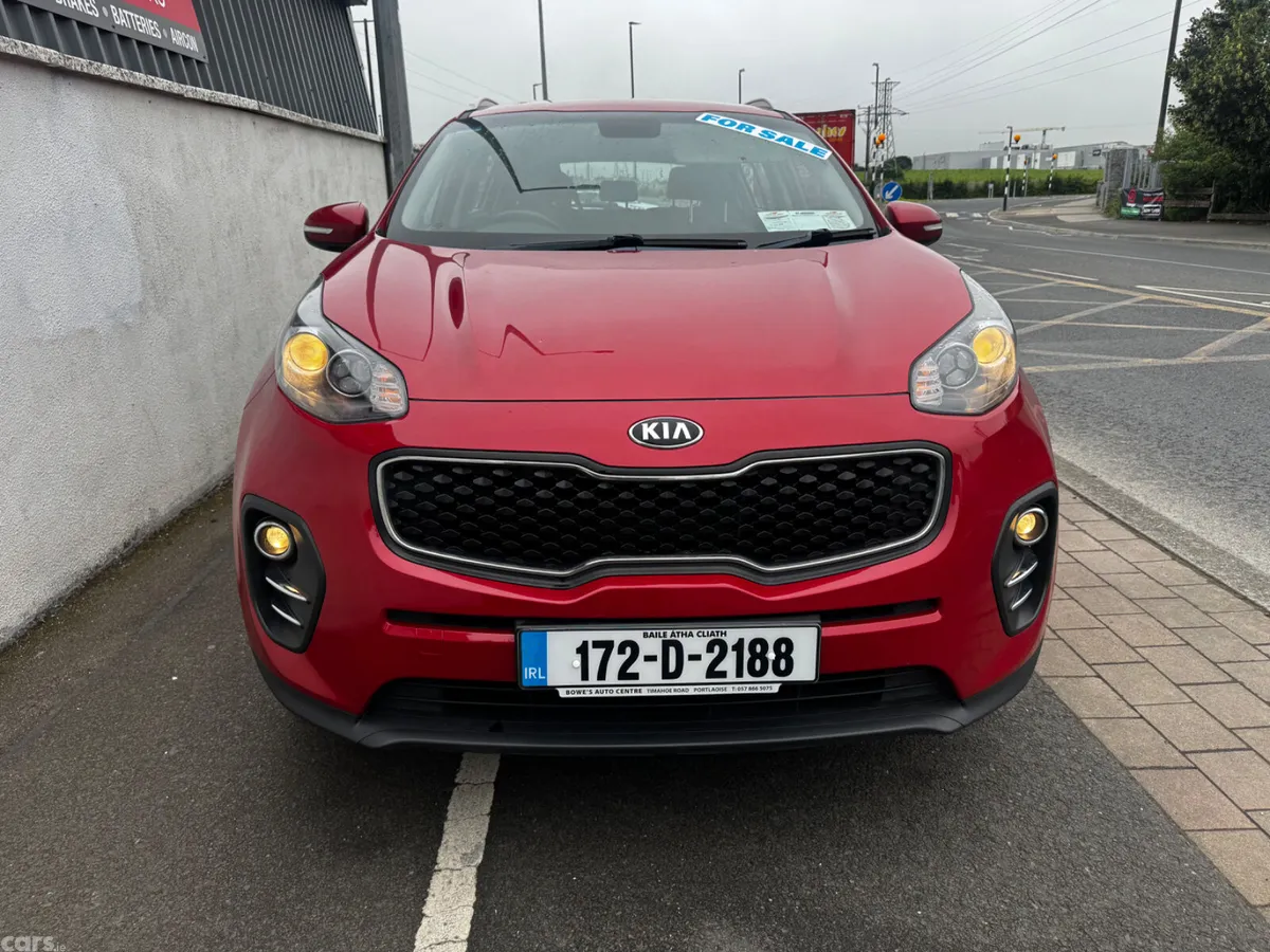 Kia Sportage SUV, Diesel, 2017, Red