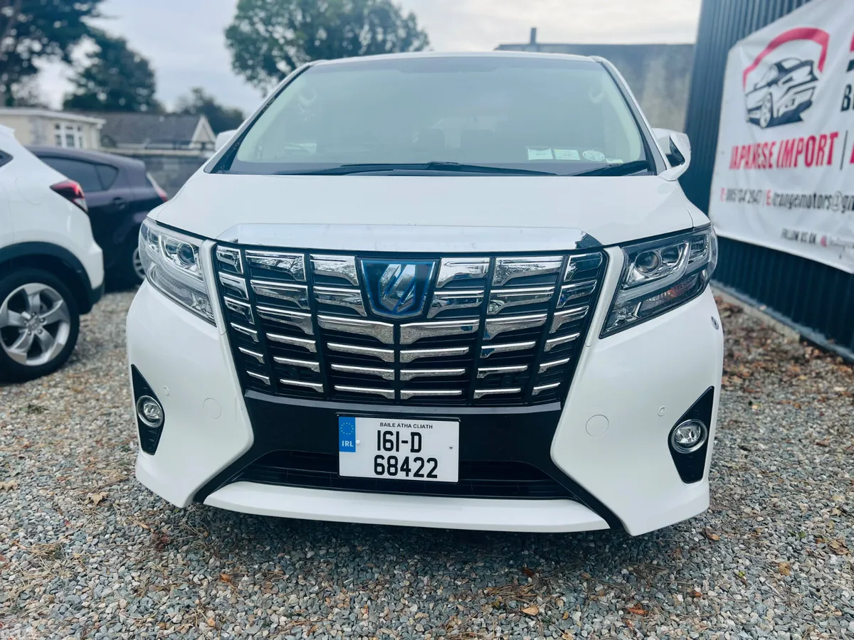 Toyota Alphard MPV, Petrol Hybrid, 2016, White