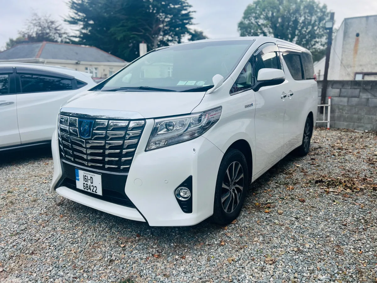 Toyota Alphard MPV, Petrol Hybrid, 2016, White