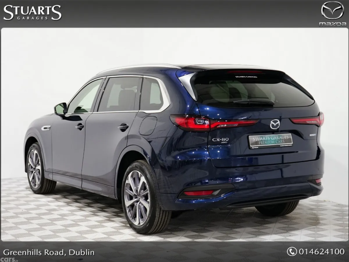 Mazda CX-80 SUV, Petrol Plug-in Hybrid, 2026, Blue