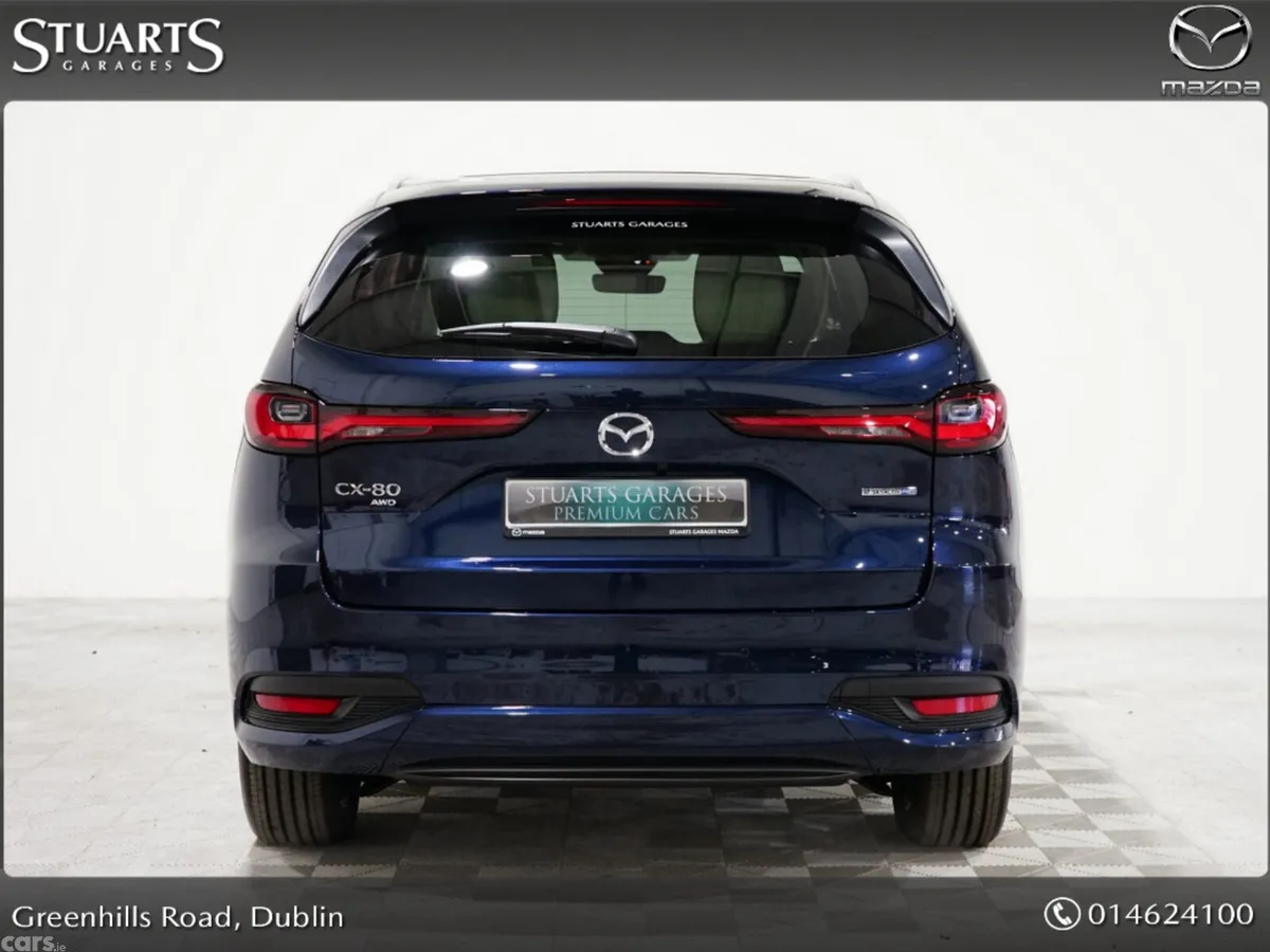 Mazda CX-80 SUV, Petrol Plug-in Hybrid, 2026, Blue