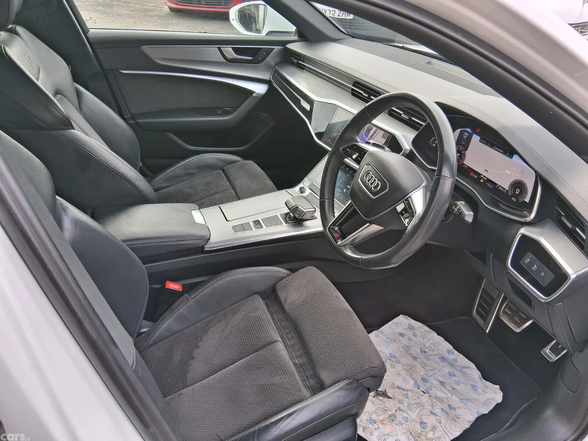 Audi A6 Saloon, Diesel Hybrid, 2019, White