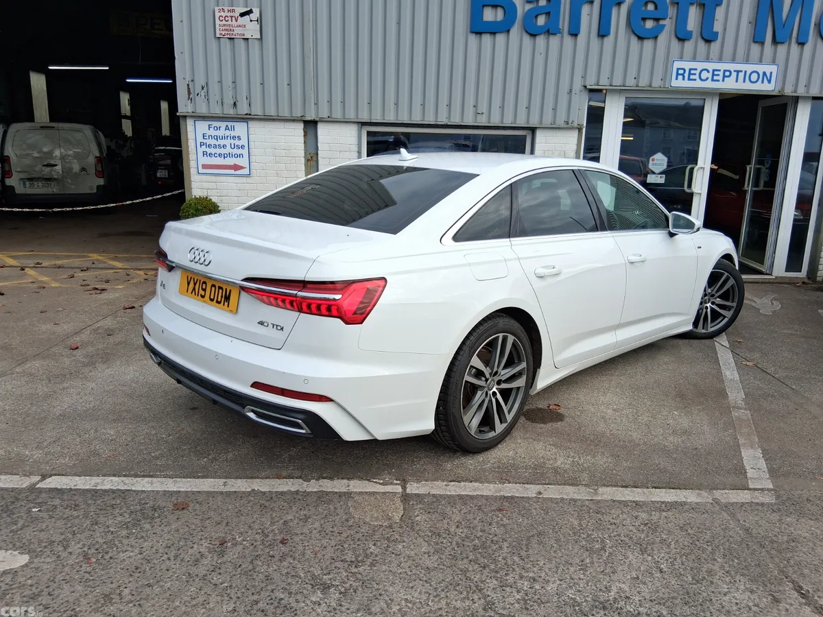 Audi A6 Saloon, Diesel Hybrid, 2019, White