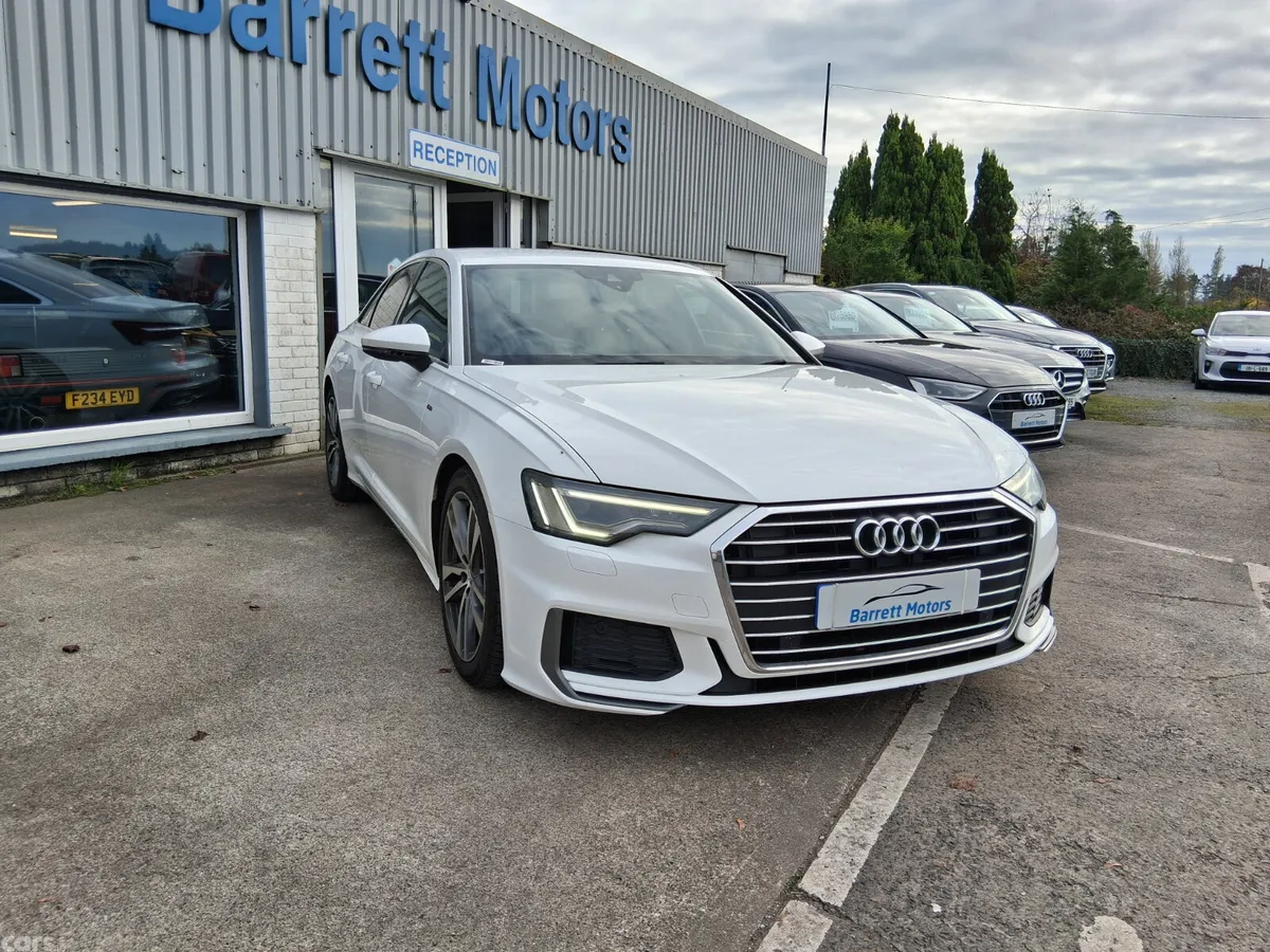 Audi A6 Saloon, Diesel Hybrid, 2019, White