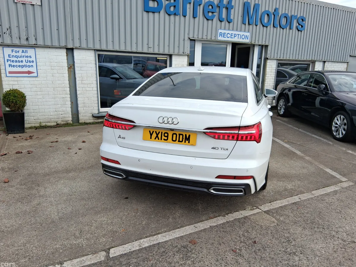 Audi A6 Saloon, Diesel Hybrid, 2019, White