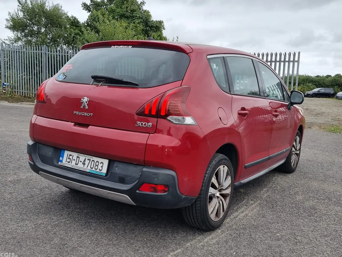 Peugeot 3008 SUV, Diesel, 2015, Red