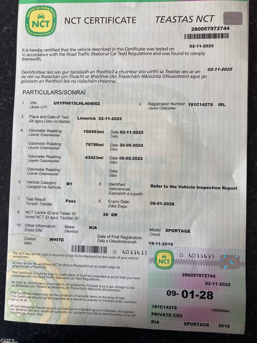 Kia Sportage SUV, Diesel, 2018, White