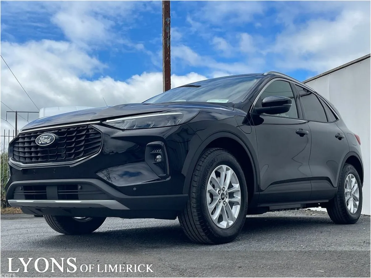 Ford Kuga SUV, Petrol Plug-in Hybrid, 2026, Black