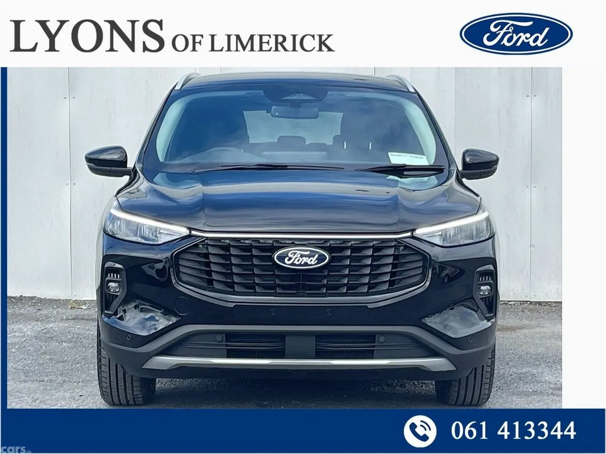 Ford Kuga SUV, Petrol Plug-in Hybrid, 2026, Black