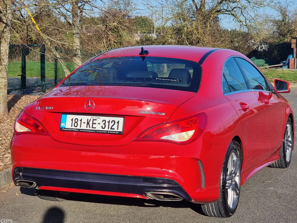 Mercedes-Benz CLA Saloon, Petrol, 2018, Red