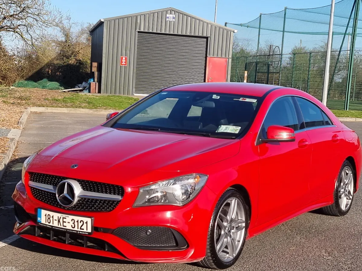 Mercedes-Benz CLA Saloon, Petrol, 2018, Red