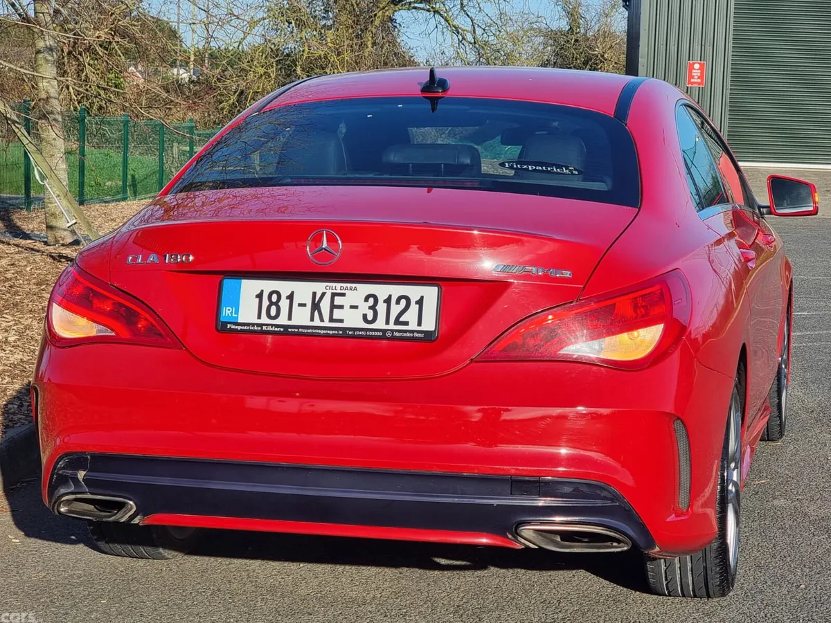 Mercedes-Benz CLA Saloon, Petrol, 2018, Red