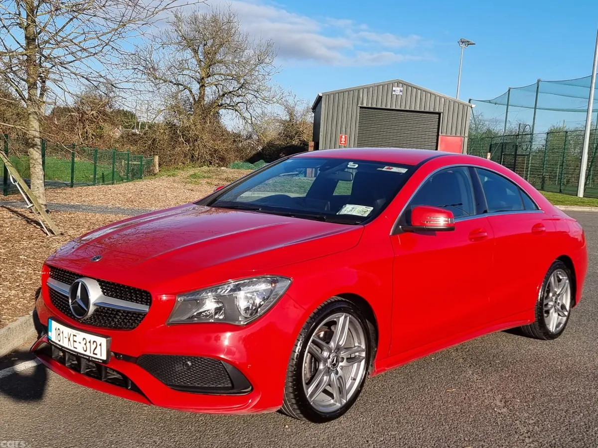 Mercedes-Benz CLA Saloon, Petrol, 2018, Red