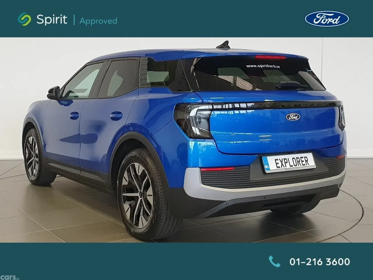 Ford Explorer SUV, Electric, 2027, Blue