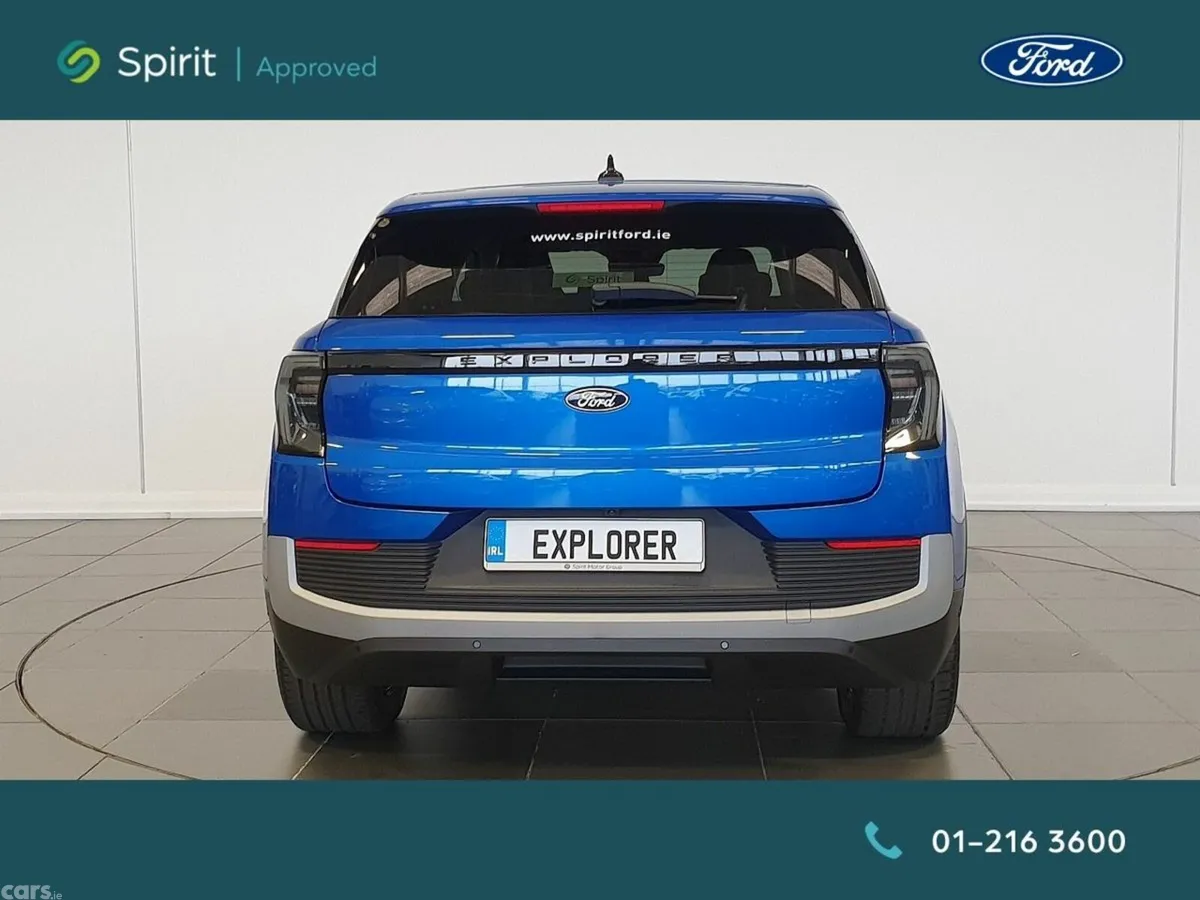 Ford Explorer SUV, Electric, 2027, Blue