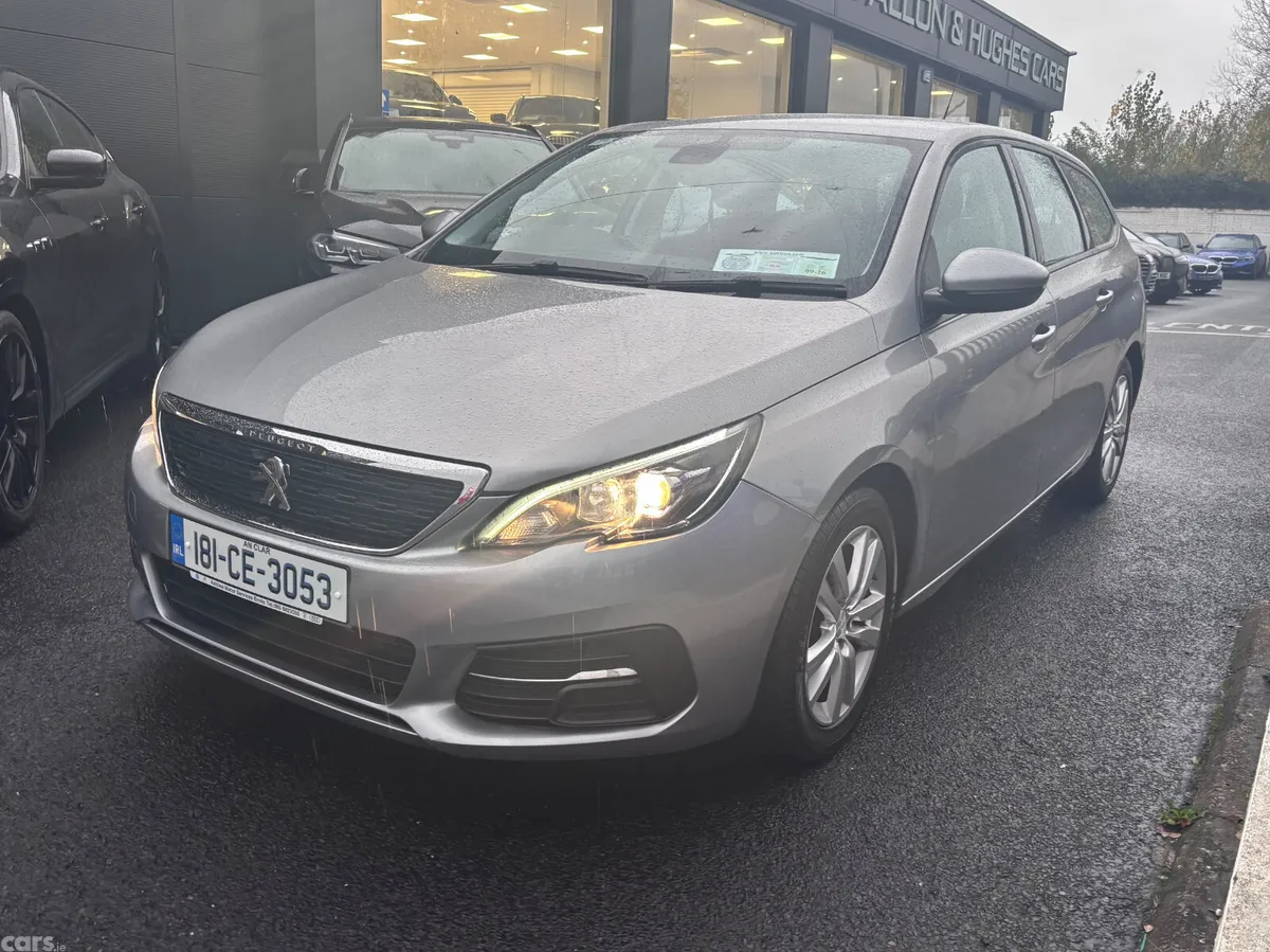 Peugeot 308 Estate, Diesel, 2018, Grey