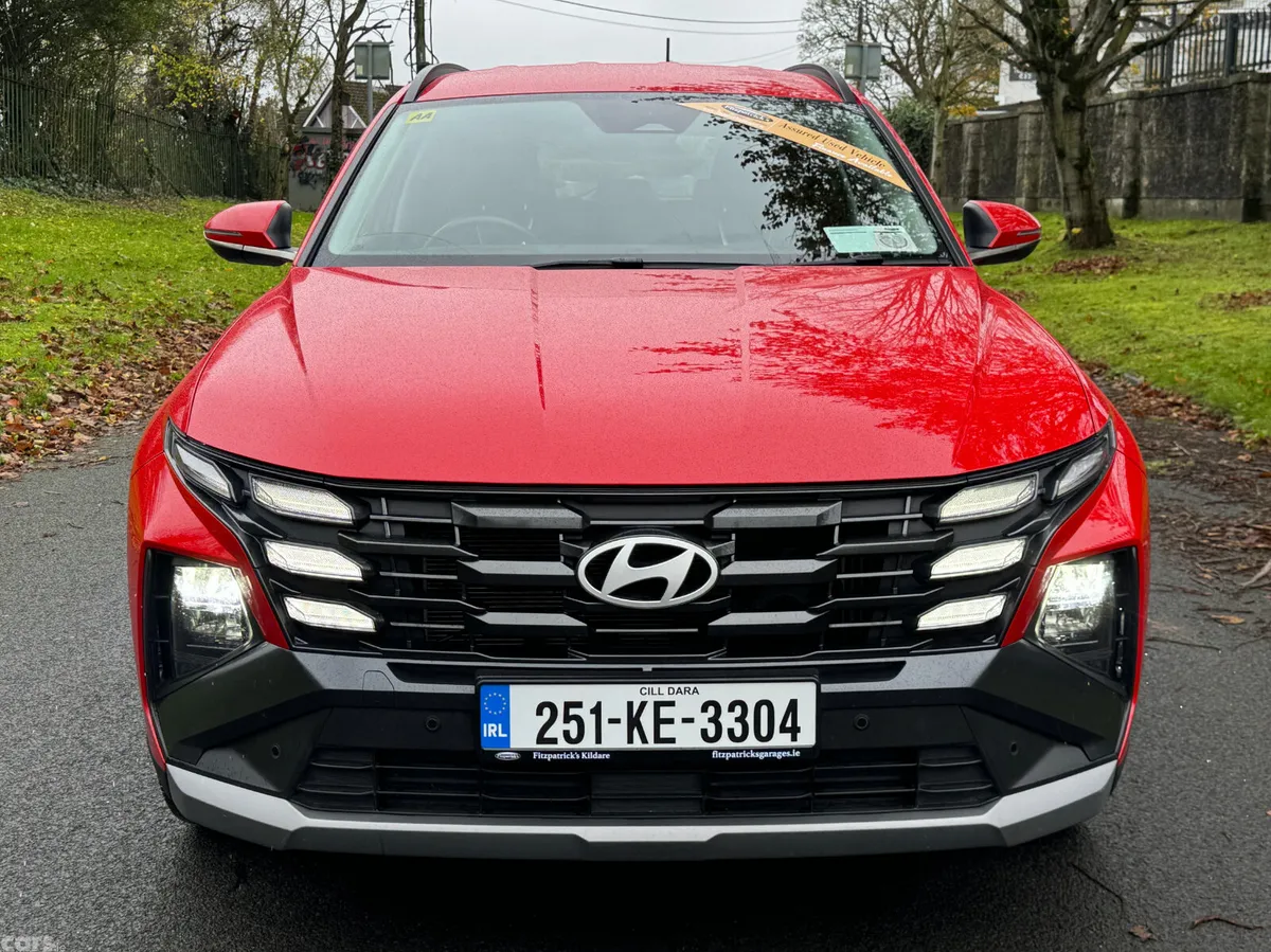 Hyundai Tucson SUV, Petrol Plug-in Hybrid, 2025, Red