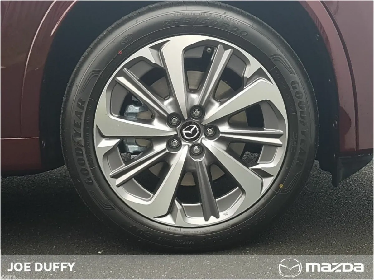 Mazda CX-80 SUV, Petrol Plug-in Hybrid, 2027, Red