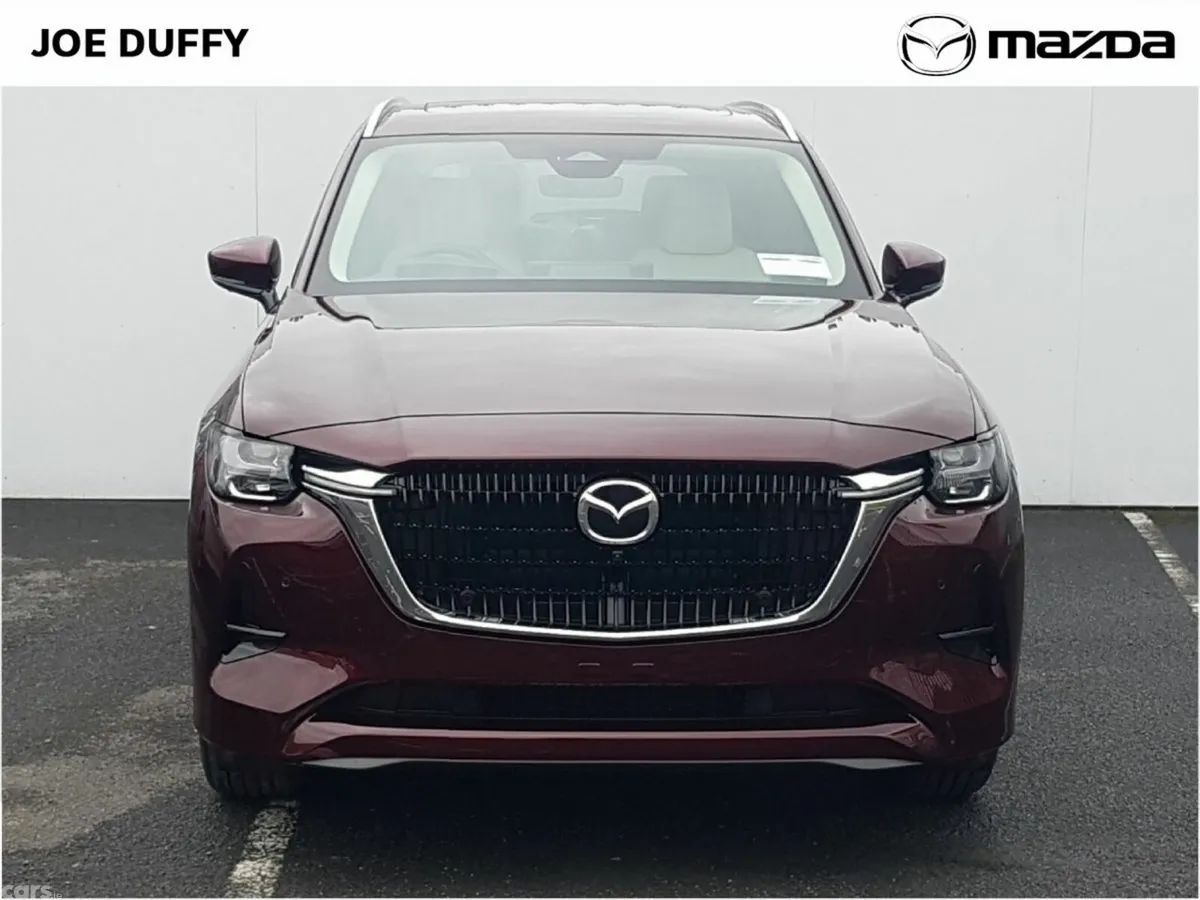 Mazda CX-80 SUV, Petrol Plug-in Hybrid, 2027, Red