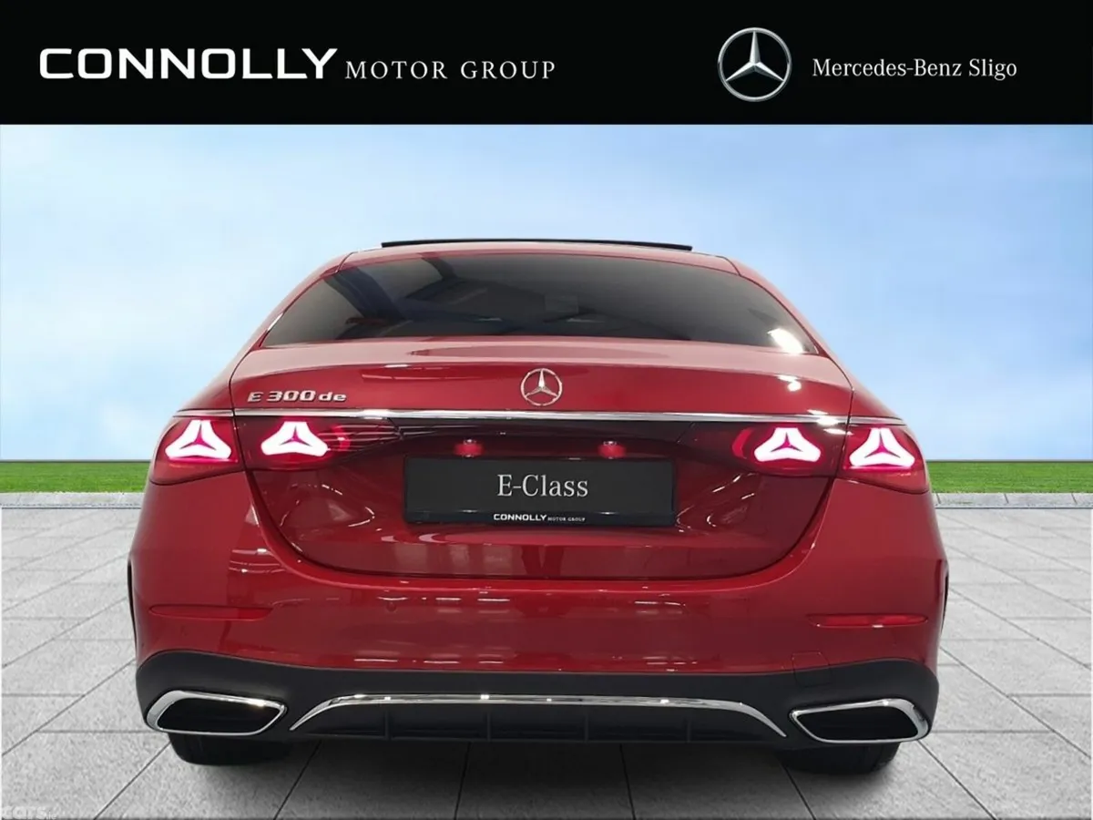 Mercedes-Benz E-Class Saloon, Diesel Plug-in Hybrid, 2026, Red