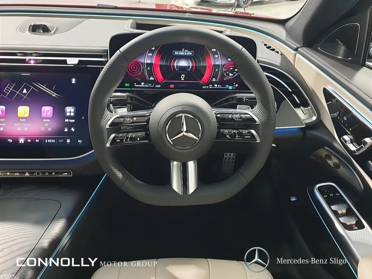 Mercedes-Benz E-Class Saloon, Diesel Plug-in Hybrid, 2026, Red